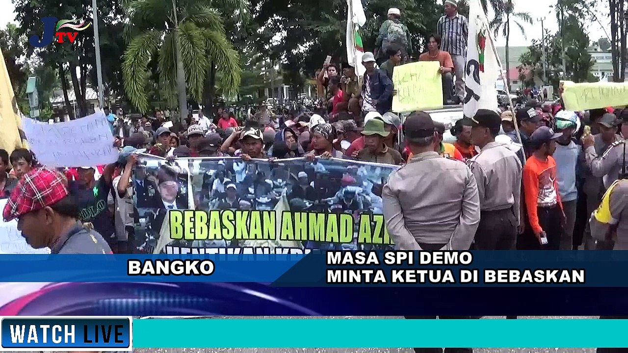JTV MASA SPI DEMO,HARAP KETUA DI BEBASKAN