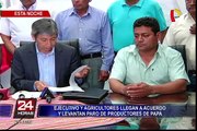 Minagri llegó a acuerdo con productores de papa