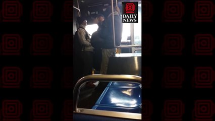 New York City MTA bus driver gets into fight with kid