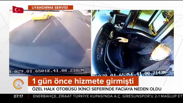 Halk otobüsü yayaların arasına daldı