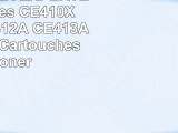 Pack 5 TONER EXPERTE Compatibles CE410X CE411A CE412A CE413A 305X305A Cartouches de