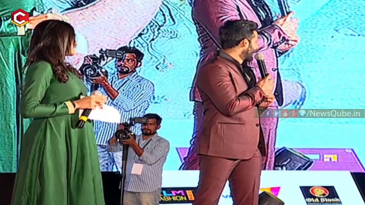 Heroine Nithya Menon SUPER PUNCH on Anchor Ravi | Awe Pre Release Event | Kajal | NewsQube