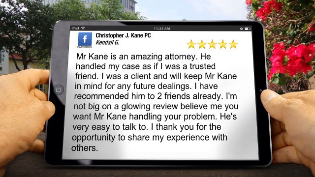 Christopher J. Kane PC Portland OR Outstanding 5 Star Review by Kendall G