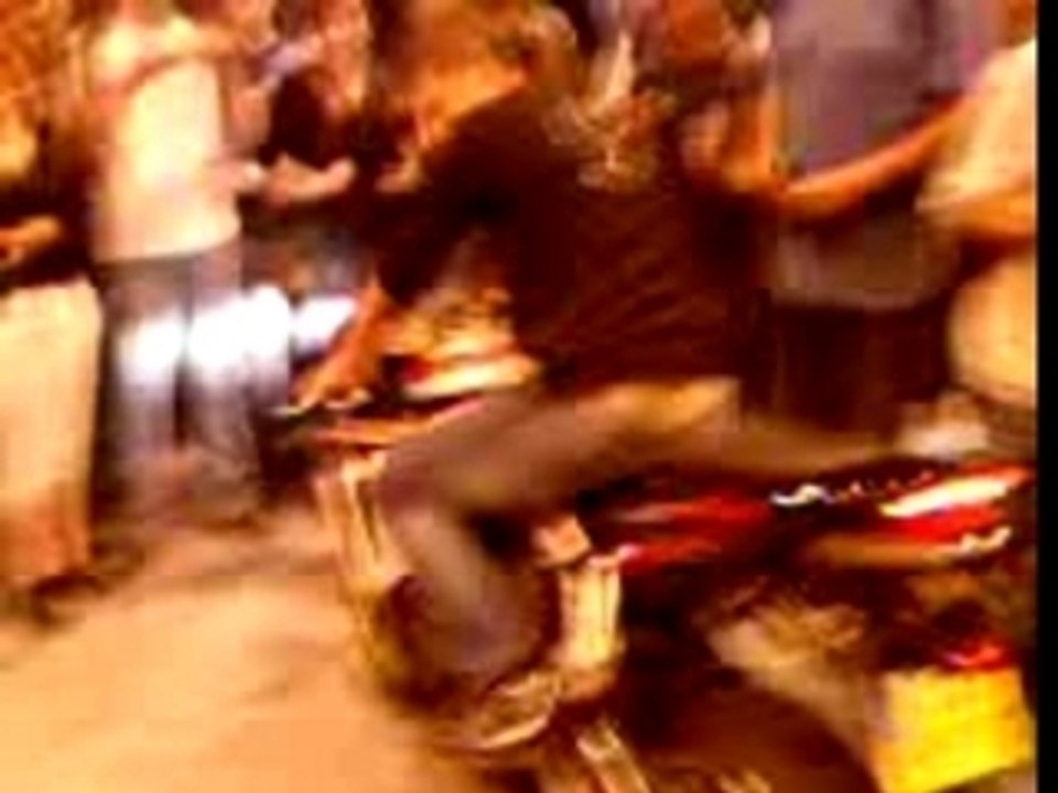 burn de moto et motards au mondial 2007