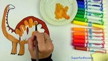 Dinozorları Çizim, Boyama Sayfaları, Çocuklarda Renk Öğrenme, Çizim ve Boyamayı Öğretme