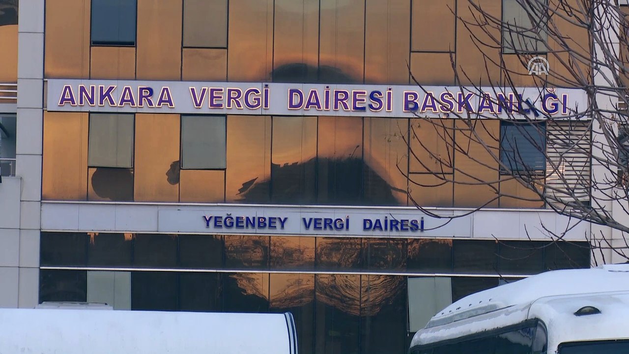 Başkentte Vergi Dairesi Başkanlığındaki patlama - Binada oluşan hasar - ANKARA