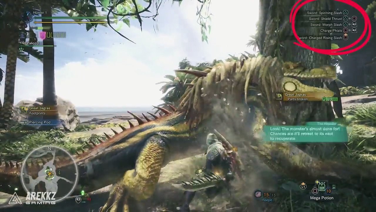 Monster Hunter World | Charge Blade in Depth Gameplay