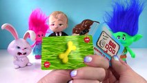 Trolls Movie Poppy Branch Boss Baby Play the BAD DOG GAME for Toy Surprises