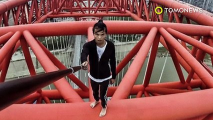 중국의 한 남성, 루프타핑하려 맨몸으로 고층건물에 올라갔다 추락