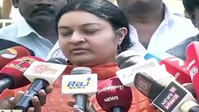 சசிகலா, தினகரனால் என் உயிருக்கு ஆபத்து-ஜெ. தீபா புகார்!- வீடியோ