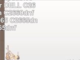 2x NOIR compatibles toners pour DELL C2660 C2660dn C2660dnf C2660n C2665 C2665dn C2665dnf