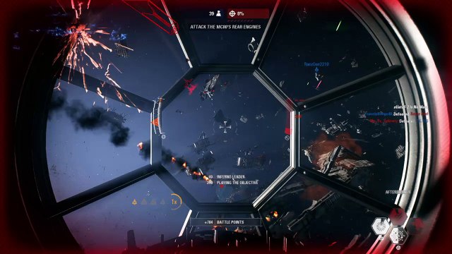 CR after TEIAS Death Star debris attack score W1P