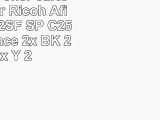 Eurotone Toner cartouches pour Ricoh Aficio  SP C252SF  SP C252DN remplacé 2x BK 2x C 2x