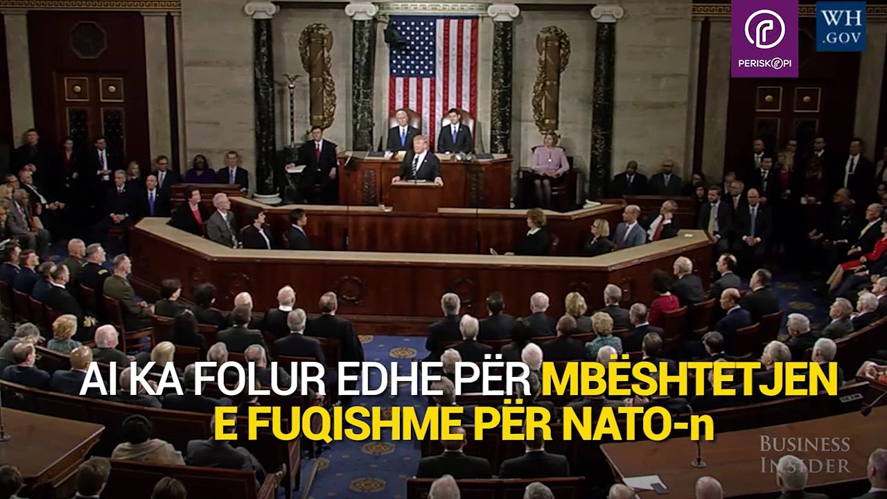 Donald Trump praktikon fjalimin e Kongresit në pjesën e pasme të “Bishës”-
