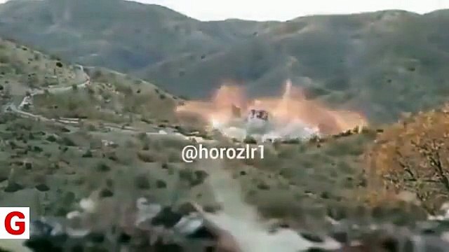 Bordo bereliler lazerle işaretledi F-16'larımız böyle yerle bir etti