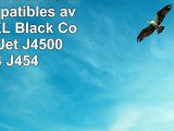 AideMeng 901XL Cartouches compatibles avec HP 901XL Black  Color OfficeJet J4500 J4524