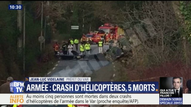 Crash d’hélicoptères: Le bilan sera probablement plus lourd qu’annoncé , déclare le préfet du Var