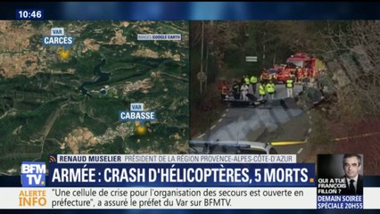 Crash d’hélicoptères dans le Var: "C’est un désastre", confie le président de la Région Provence-Alpes-Côte-D’azur