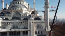Çamlıca Camii İnşaatında Kullanılan Son Kule Vinç de Söküldü