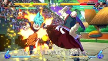 New Dragon Ball FighterZ Gameplay - Super Saiyan Gods On World Tournament Stage