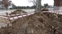 Polis Yeleği Giyerek Kaçak Kazı Güvenliğini Aldılar, Suçüstü Yakalandılar