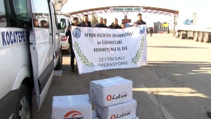 Afyon Üniversitesi'nden Mehmetçiğe destek