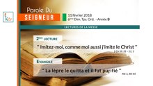 Parole du Seigneur 11.02.2018 - B