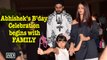 Abhishek’s B’day Celebration begins with FAMILY VACATION