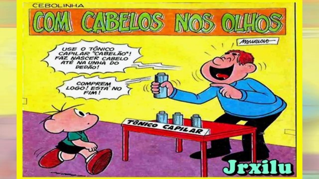 Quadrinhos turma da Mônica - com cabelos nos olhos