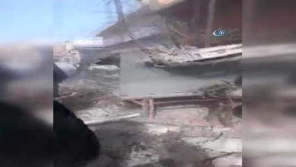 Reyhanlı'da 1 Kişinin Öldüğü Roketli Saldırının Sıcak Görüntüleri