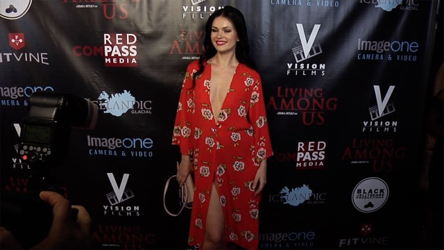 Natasha Blasick Living Among Us World Premiere Red Carpet