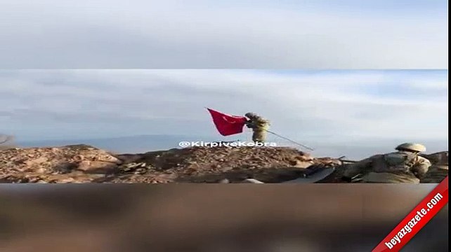 Darmık Dağı'na Türk Bayrağı dikildi