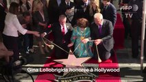 La star italienne Gina Lollobrigida honorée à Hollywood