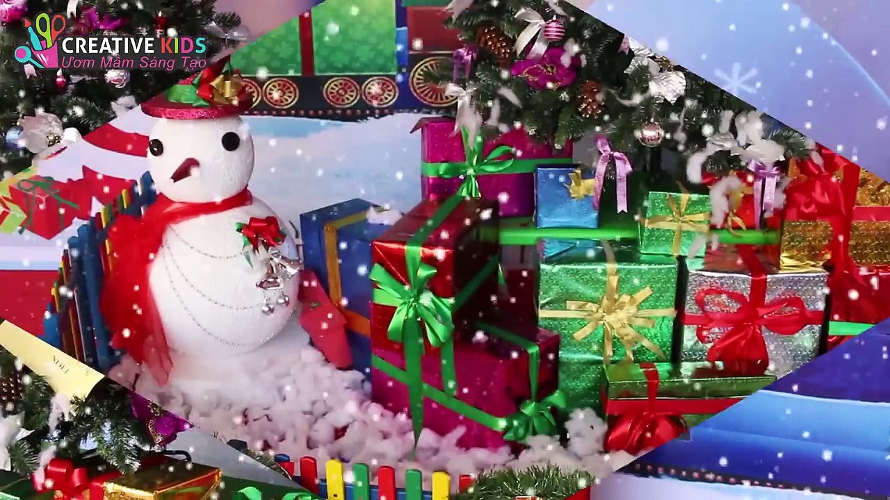 Bé Bún đón giáng sinh ở trường mầm non Hoa Sữa – Ông Già Noel hát rất hay bài If Youre Happy