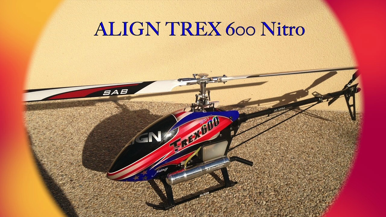 Vol d'un Hélicoptère ALIGN TREX 600 Nitro