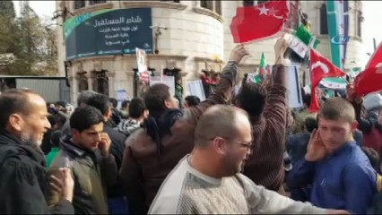 - Azez’de Zeytin Dalı Harekatı'na Destek Mitingi