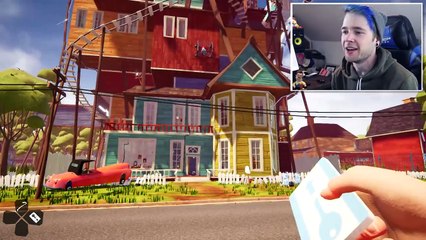 THE NEIGHBOUR'S A GIANT?!?! (Hello Neighbour Full Game #5 ENDING)