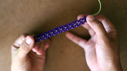 pulseras de hilo fáciles y rápidas | tutoríal macrame