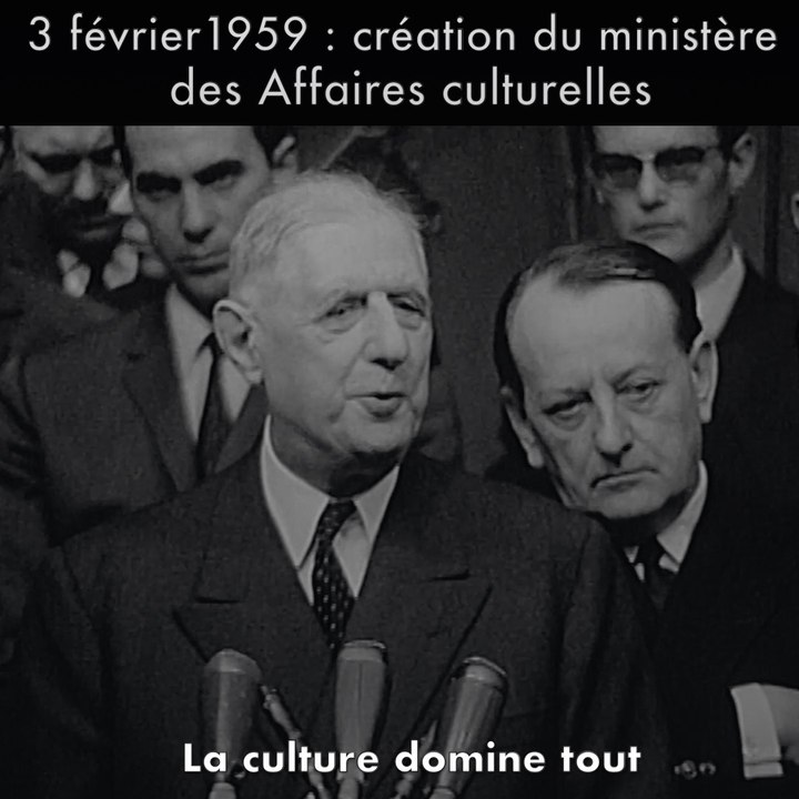 Le premier ministère des Affaires culturelles  « taillé » pour André Malraux