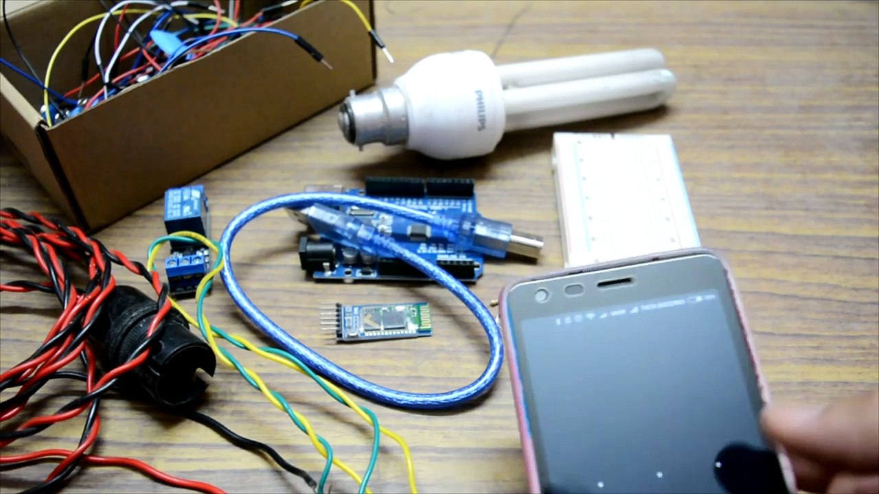 Home Automation - How to Control Lights using Arduino and Bluetooth