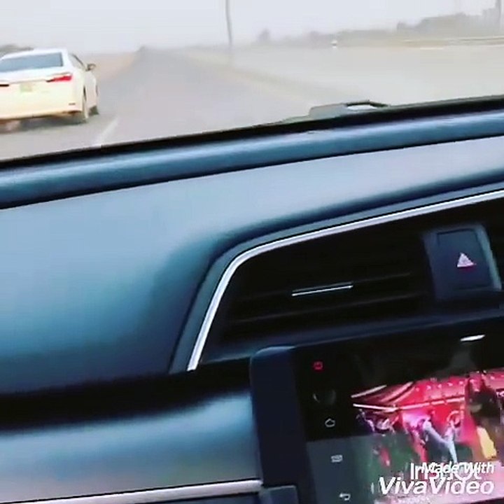 Honda 1.8 vs grande 1.8 - 3km Drag Race