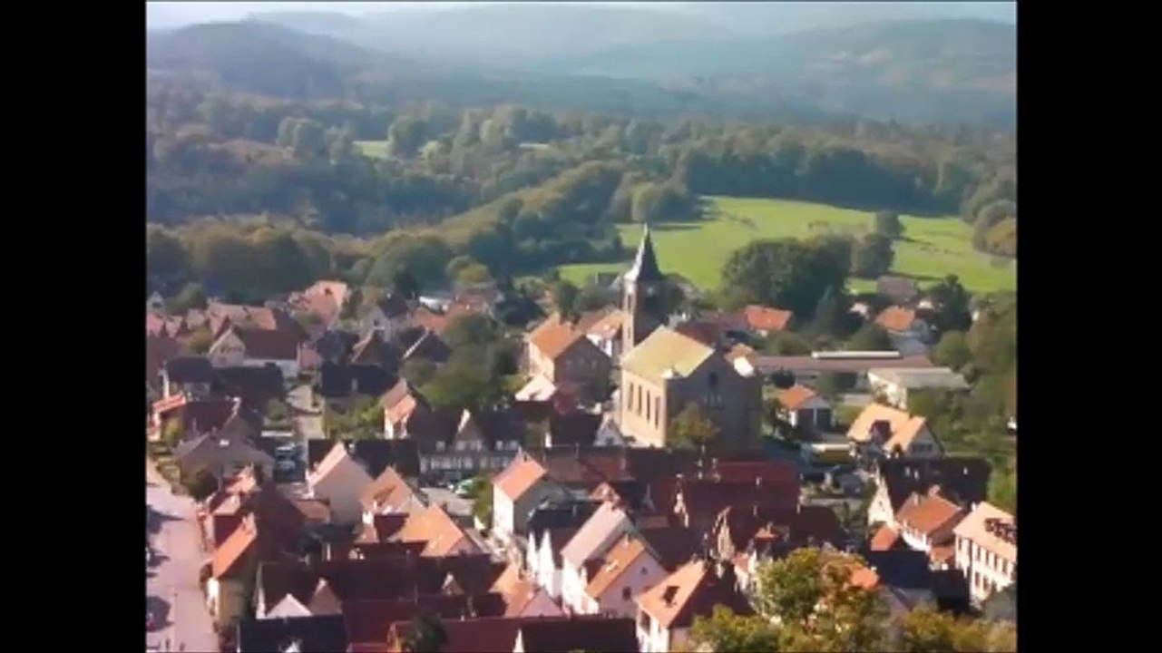 Quelques ruines de château fort du Pays de Bitche.