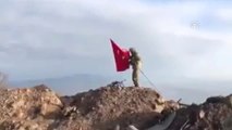Darmık Dağı'na Komandolar Tarafından Türk Bayrağı Dikildi