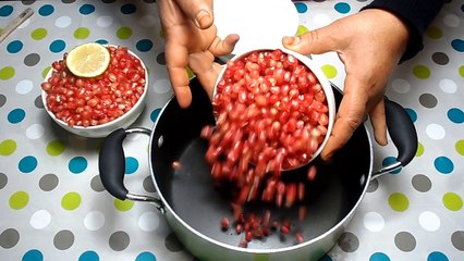 طريقة تحضير مربى الرمان أو كونفتير الرمان - Confiture de grenade