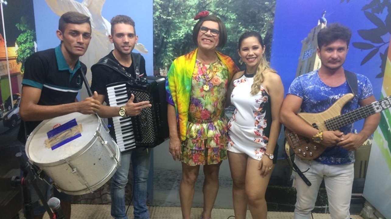 Maria Calado na TV recebe  Fhyama Lima e Banda de Cachoeira dos Índios-PB