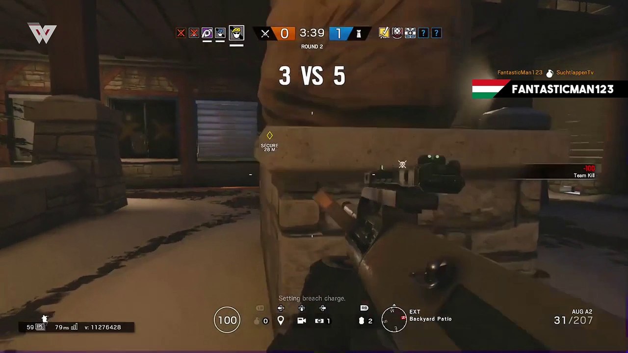 Tom Clancy's: Rainbow Six Siege - Random Moments - Headshot! - by  Ward