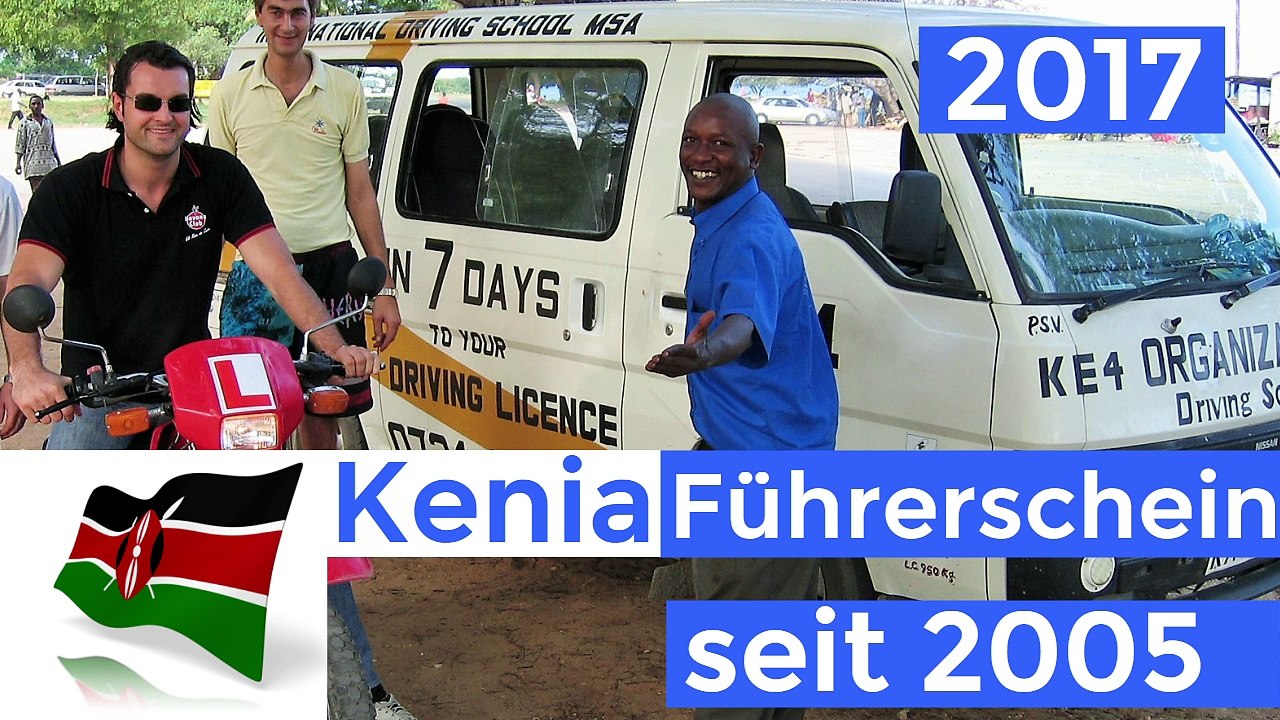 Kenia Führerschein aus der Schublade