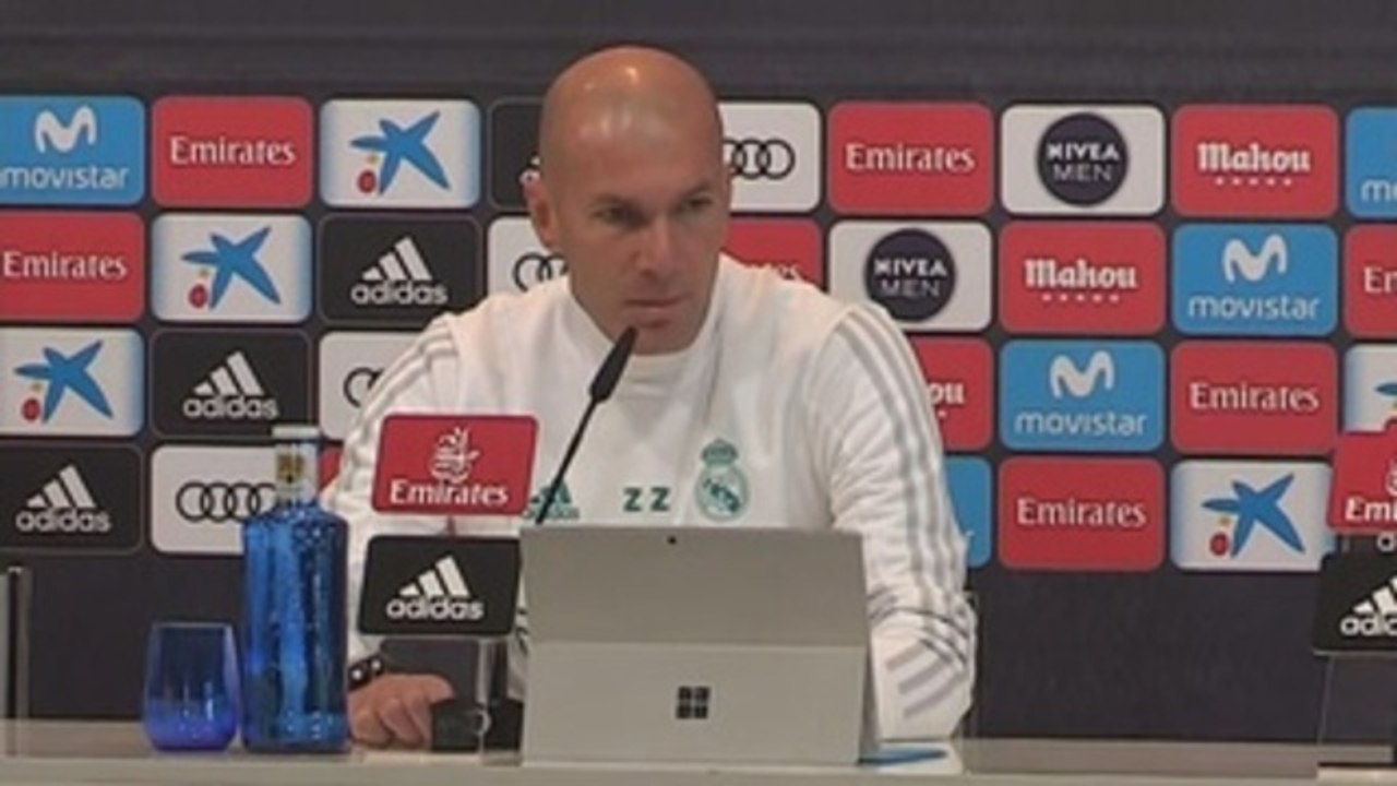 Zidane: "Estamos juntos en un momento complicado"