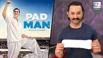 Aamir Khan Poses With Sanitary Pad In 'PadMan Challenge' | Akshay Kumar Sonam Kapoor