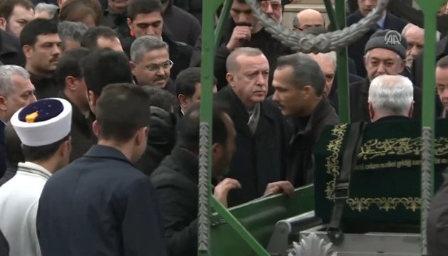 Cumhurbaşkanı Recep Tayyip Erdoğan Bekir Sıtkı Albayrak'ın Cenaze Törenine Katıldı